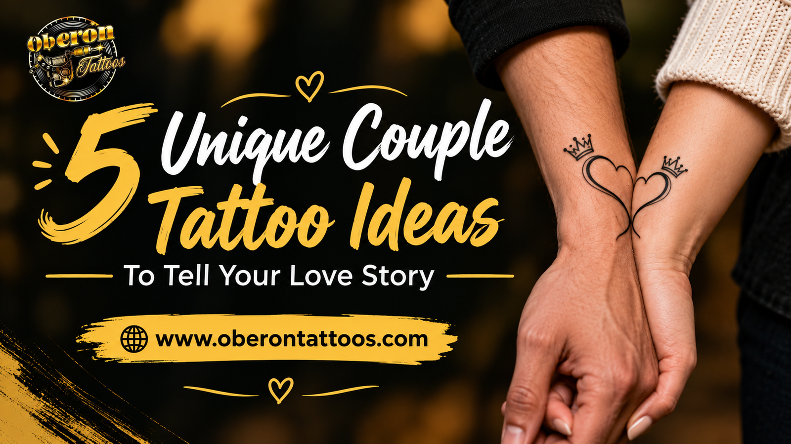 5 Unique Couple Tattoo Ideas To Tell Your Love Story